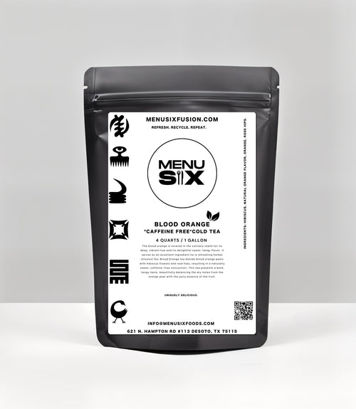 blood orange tea packaging