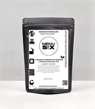 coconut pineapple tea bag packaging