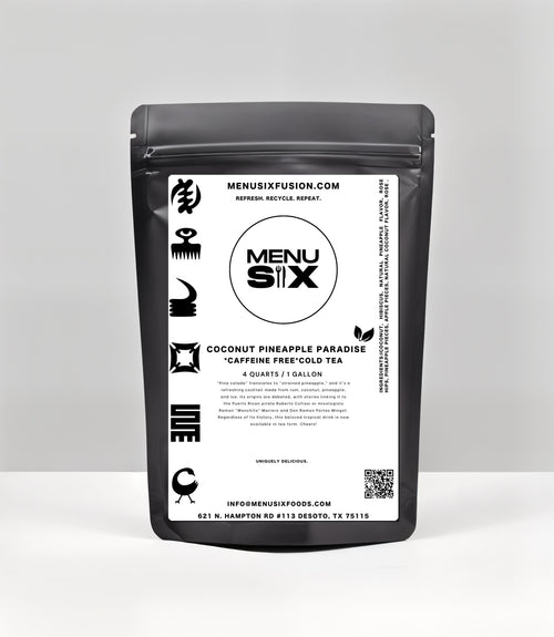 coconut pineapple tea bag packaging