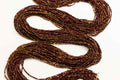 Wine & Gold Waist Beads